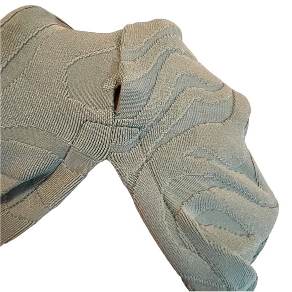 Seafolly One Shoulder Second Wave Midi Dress in Palm Green Textured Vacation M - Picture 16 of 16